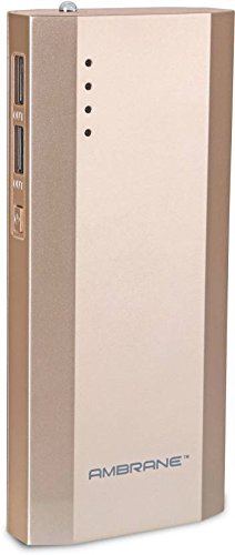 Ambrane P-1111 10000mAH Power Bank (Gold)