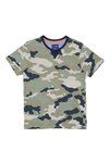 Fashion Deal : Gas Olive Cotton T-Shirt