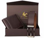 Buy Men's Leather Wallet and Belt Combo at 73% off