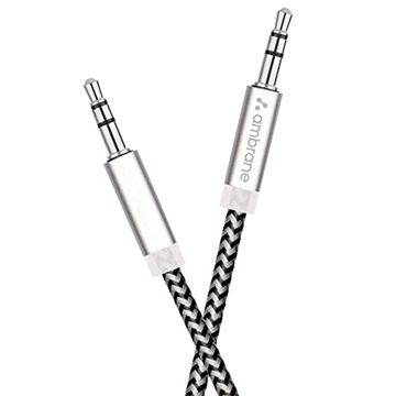 Ambrane A Ambrane 3.5mm Male to male Stereo AUX Cable Audio Cable