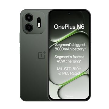OnePlus N6 | 6GB+128GB | Midnight Green | Segment's Biggest 8000mAh Battery | Segment's Fastest 45W