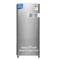 Haier 190 L 2 Star Direct Cool Single Door Refrigerator with Fast Ice Making, Easy Clean Back