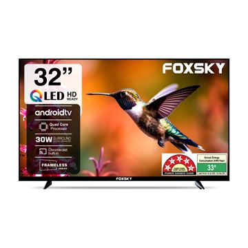 Foxsky 80 cm (32 inch) QLED HD Ready Smart Android TV 2026 Edition with 2.1 CH Audio - Flat 55% Off