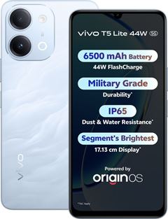 vivo T5 Lite 44W 5G (Wave Blue 64GB)(4GB RAM)