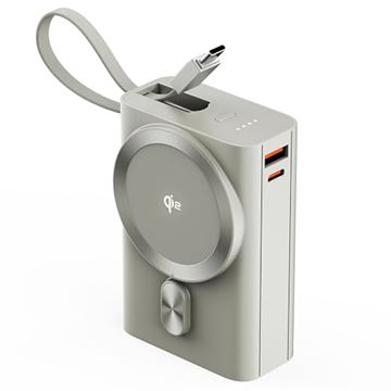 Ambrane 25W Qi2.2 Magsafe Wireless 20000mAh Powerbank, 35W Wired Charging, Fastest Qi2.2 Technology