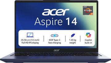 Acer Aspire14 AMD Ryzen 3 3200U - Flat 56% Off