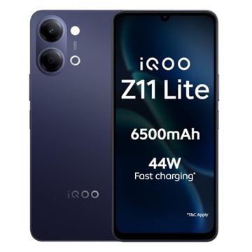 iQOO Z11 Lite 44W 5G (Midnight Blue 4GB RAM 128GB Storage)