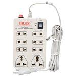 8 Plug Point Extension Strip with Fuse and Spark Suppressor at Just Rs.190