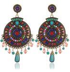 Fashion Jewellery Bohemian Stylish Multi-Color Fancy Party Wear Earrings for Girls