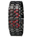 Offer : Buy SMC Black metallic LED watch at Rs.298