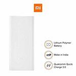 Mi 20000mAH Li-Polymer Power Bank 2i (White) at 25% off
