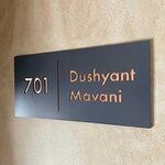 Modern house name plate design