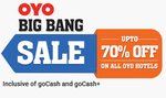 Utpo 70% off on oyo hotel rooms on goibibo