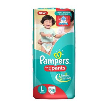 30% off on babies Pampers New Large Size Diapers Pants