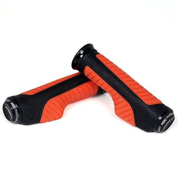 Designer Bike Handle Grip Red Universal Size Handle Bar Grip