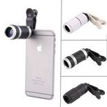 Clip-on 8x Optical Zoom HD Telescope Camera