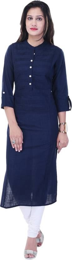Style N Shades Solid Women's Straight Kurta