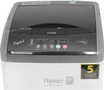Onida 6.2 kg Fully Automatic Top Load Washing Machine Grey