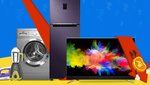 Get upto 60% off on Tvs and Appliances