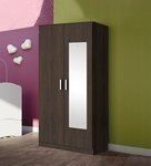 Offer : Buy Okinawa Two Door Wardrobe in Chocolate Finish by Mintwud