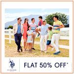 Flat 50% off U.S.Polo Assn clothes