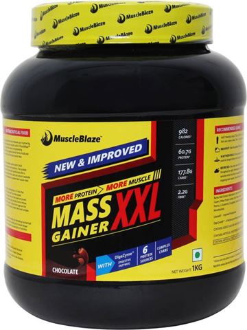 MuscleBlaze XXL Mass Gainers  (1 kg, Chocolate)